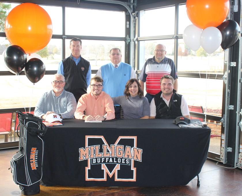 Samuel Prater Signs Golf Scholarship on Sunday