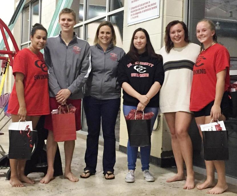 Local Prep Swimmers Host Home Meet; Honor Senior Swimmers