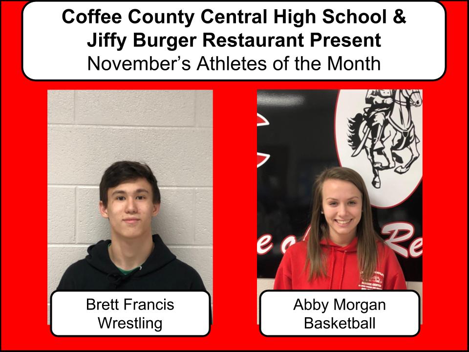CHS Names Student-Athletes of the Month for November