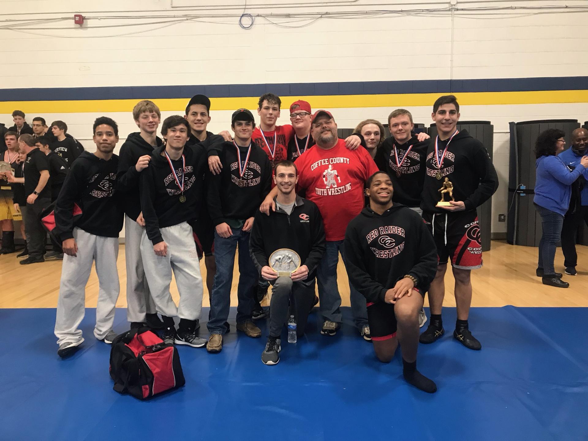 Coffee County Wrestlers Score Individual Titles on Saturday