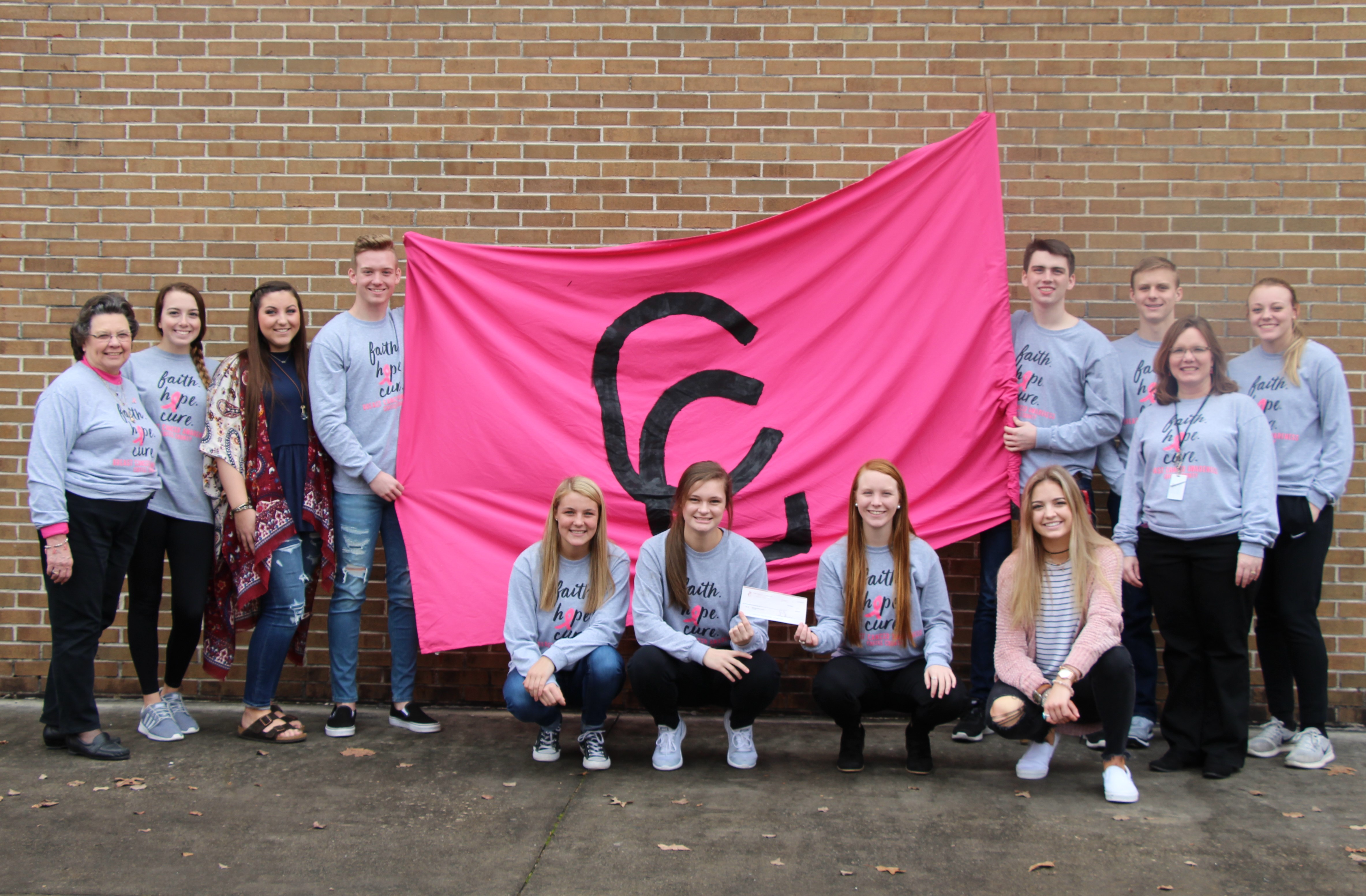 Coffee County FBLA Presents $6,500 Check to Tennessee Breast Cancer Coalition