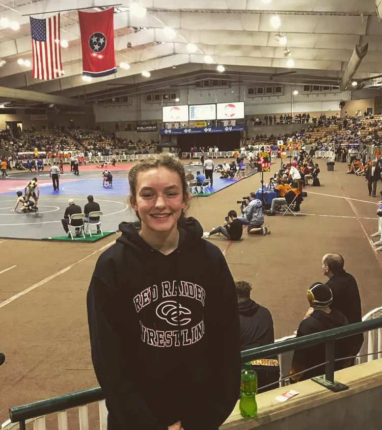 Mary Anne Walker Grabs Wrestling Medal for Coffee County