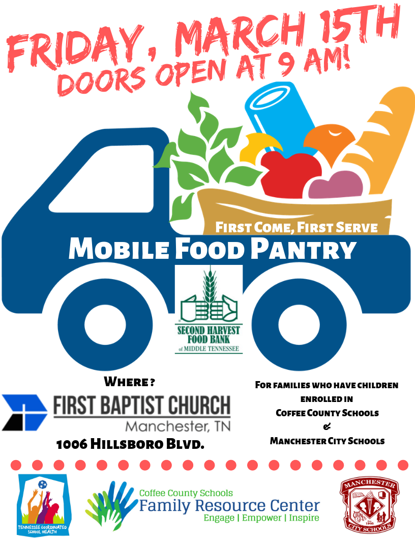 Coffee County & Manchester Schools Partner to Host Mobile Food Pantry