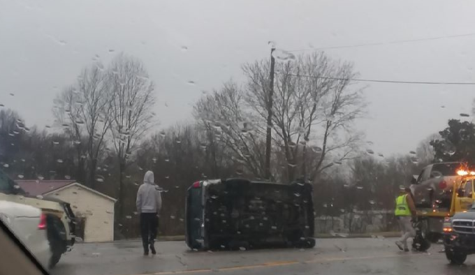 Friday afternoon Crash on the Woodbury Hwy