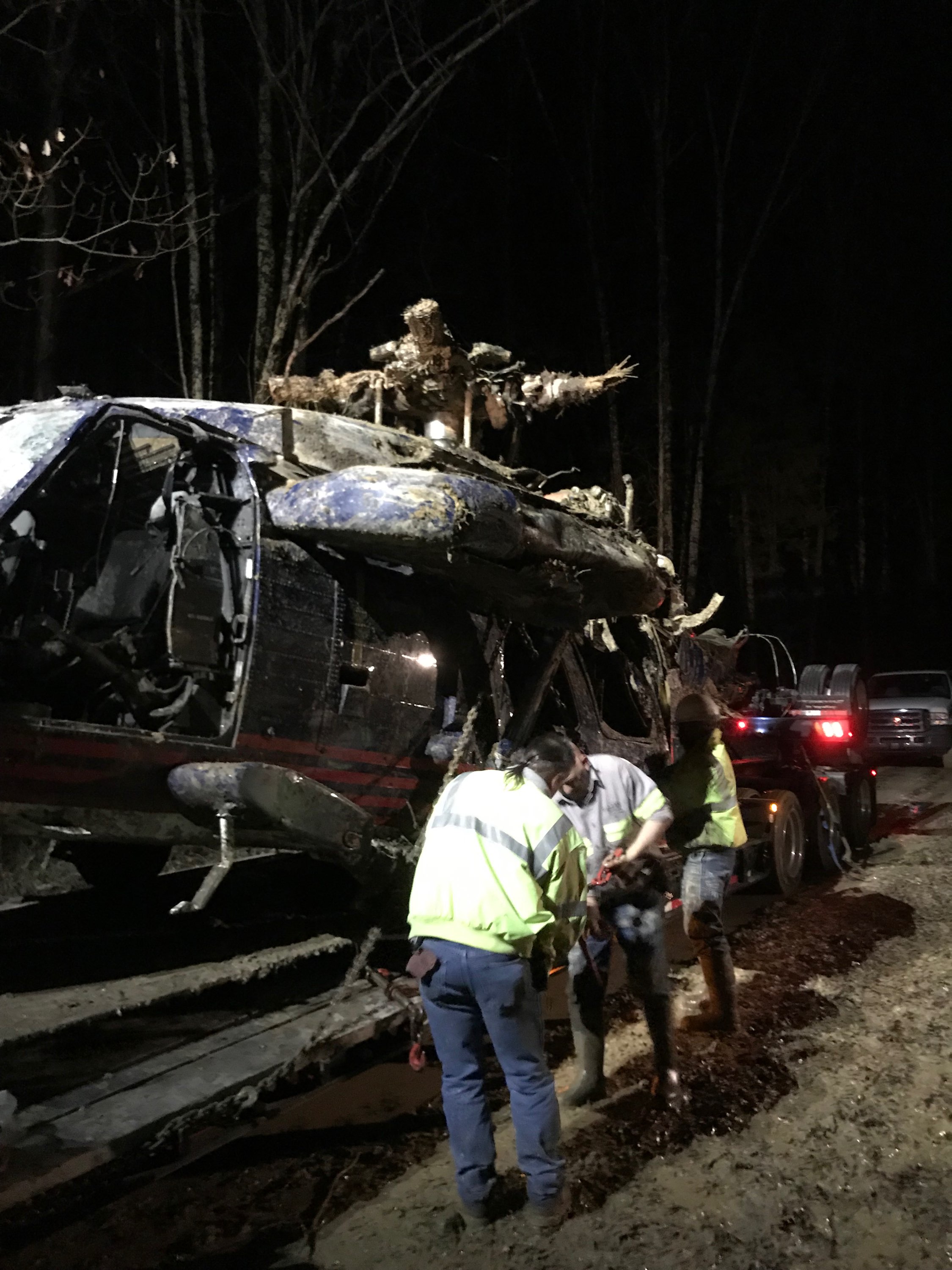 Names Released of the Two Pilots Injured in Helicopter Crash