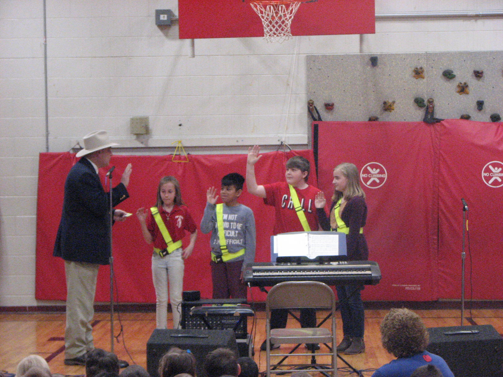 4 Student School Safety Officers Sworn In at New Union Elementary