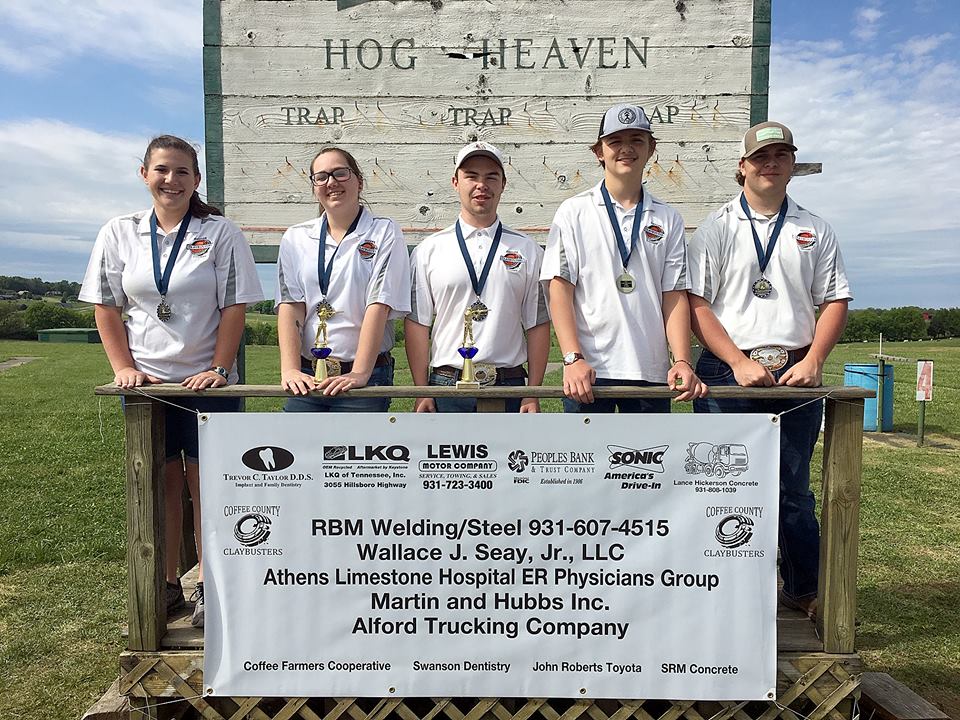 Coffee County Claybusters Clean Up in East Tennessee
