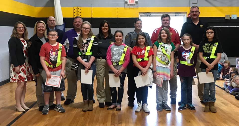 8 Student School Safety Officers Sworn In at Hickerson