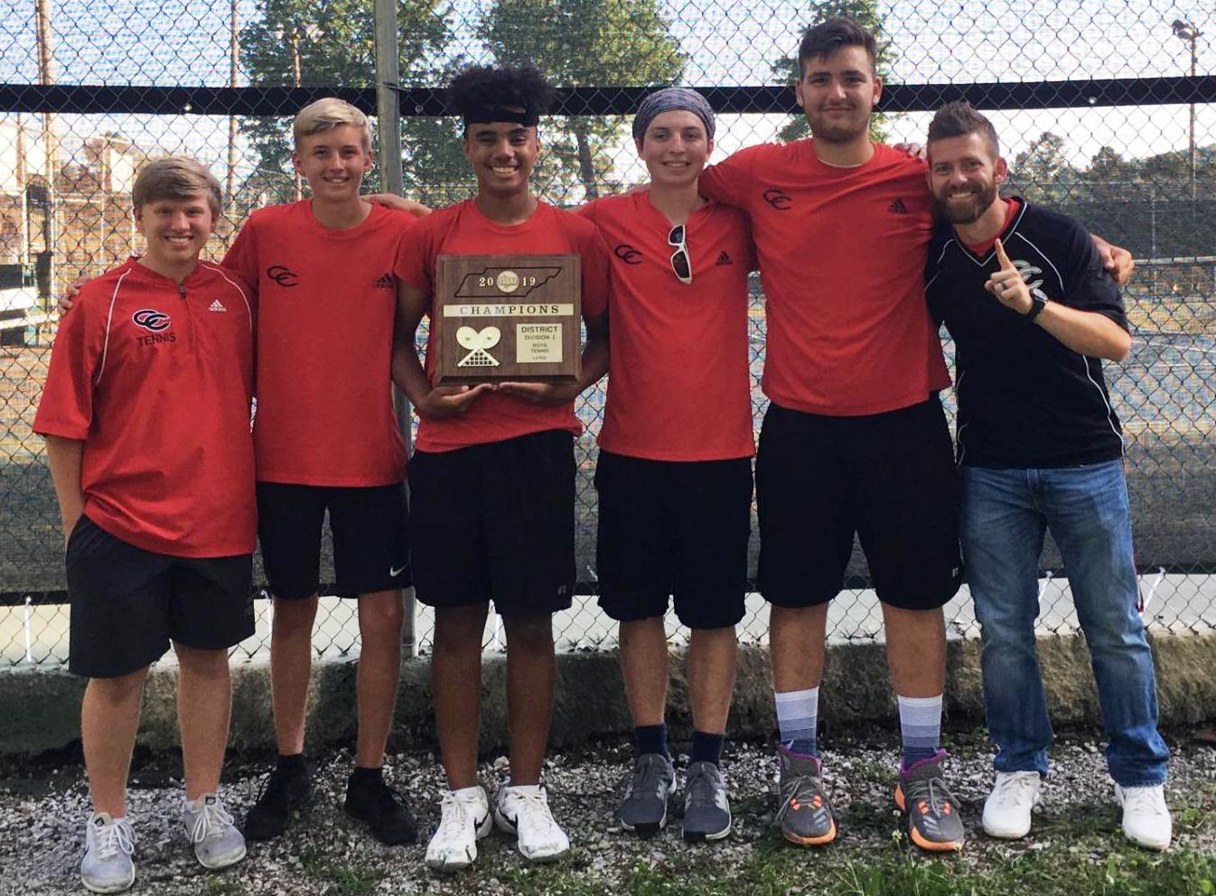 Coffee County Red Raider Tennis Team Captures District Title on Tuesday