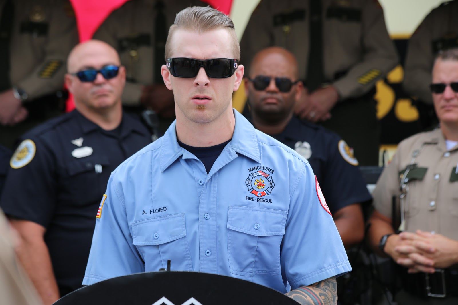 Manchester Fireman Shares His Story at Launch of Motorcycle Safety Awareness Month