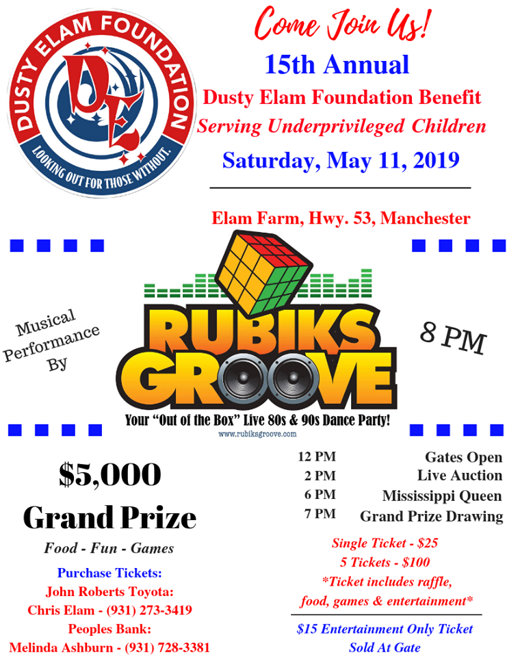 Dusty Elam Foundation Fundraiser is Saturday