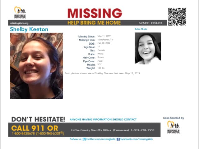 Missing Teenager from Manchester