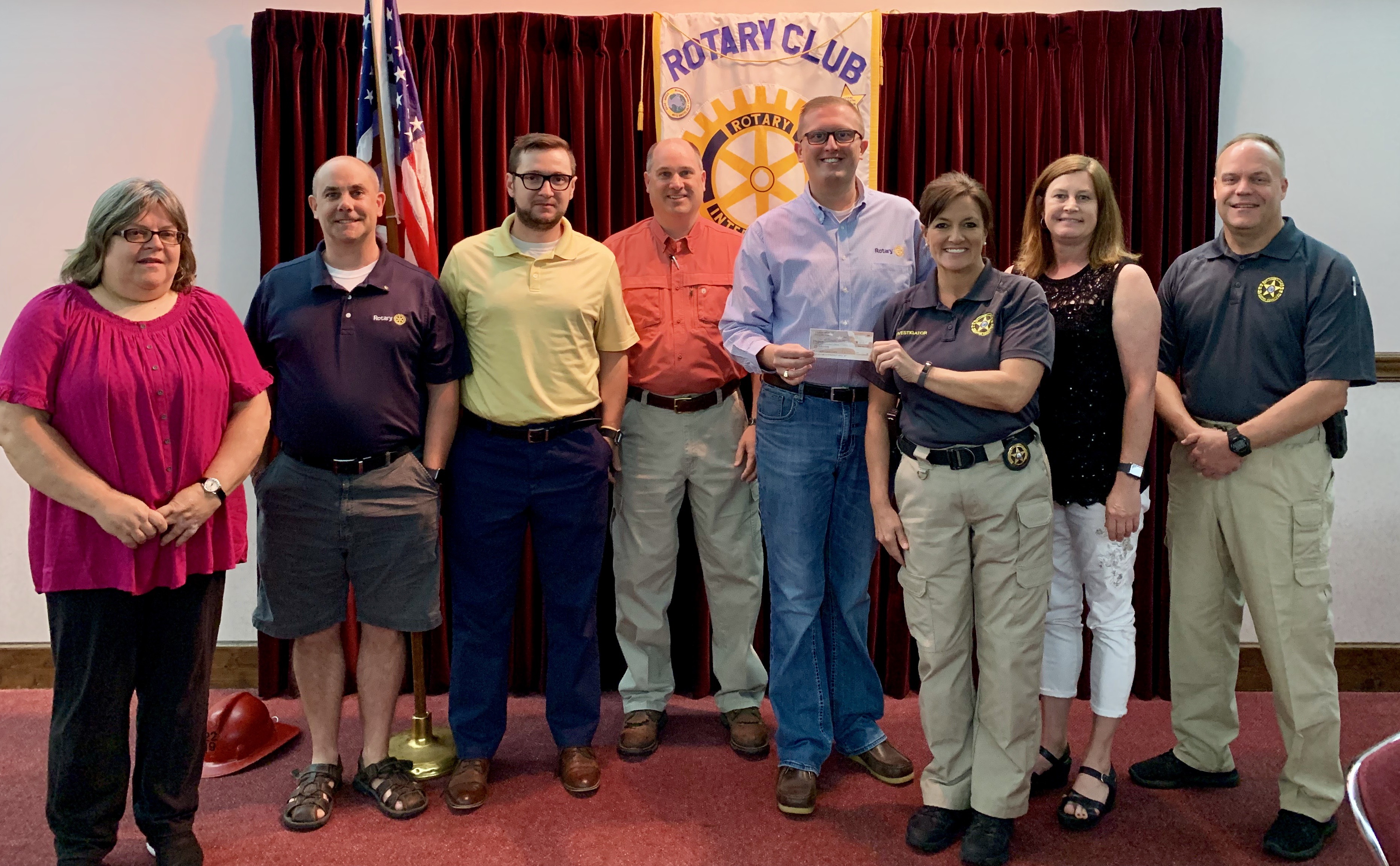 Manchester Rotary Club Receives District Grant, Supports School Safety Cadet Summer Camp