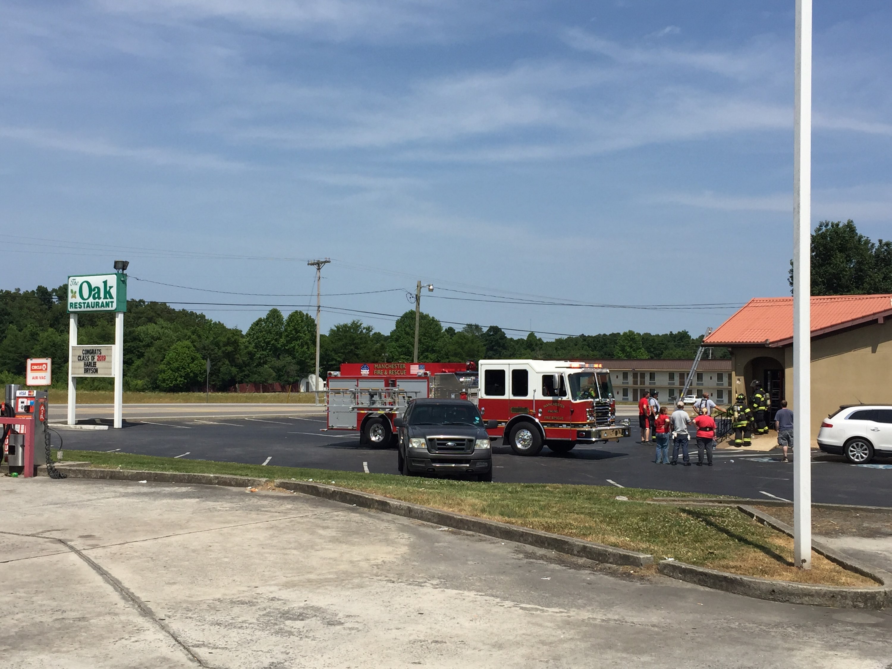 Small Fire on Monday at Oak Restaurant