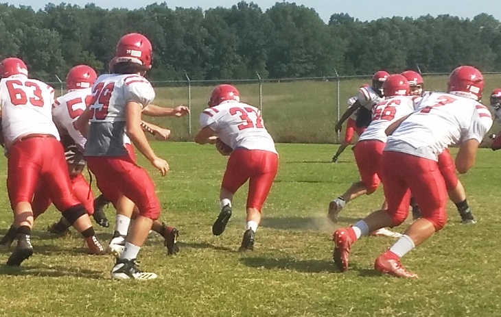 Coffee County Football Has “Good Day” on Monday in First Day in Full Pads