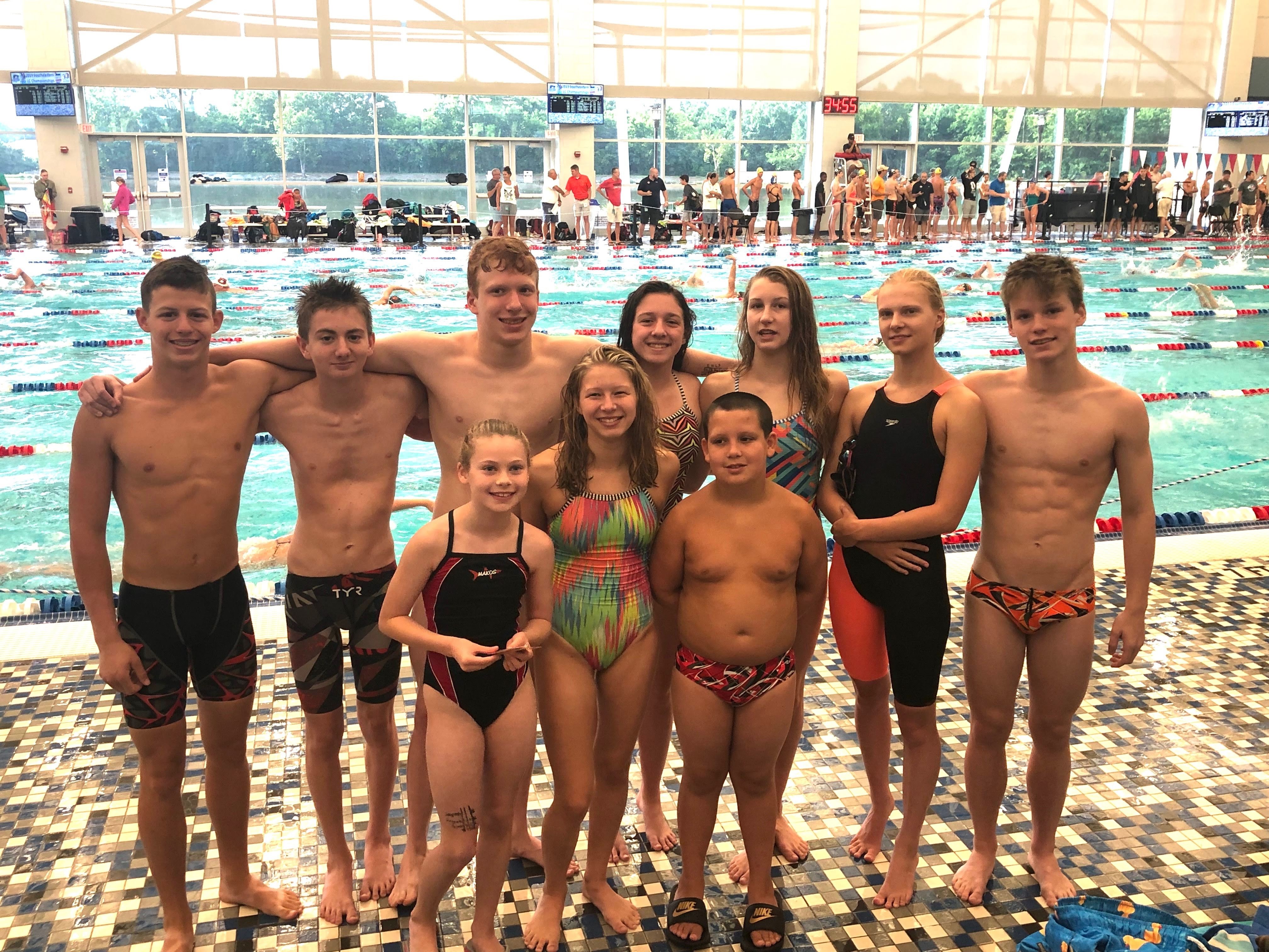 Mako Swim Team Ends Summer Season at Southeast Championship