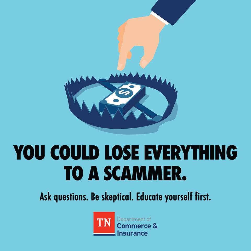 Tennessee ranks 5th in nation for money scammed
