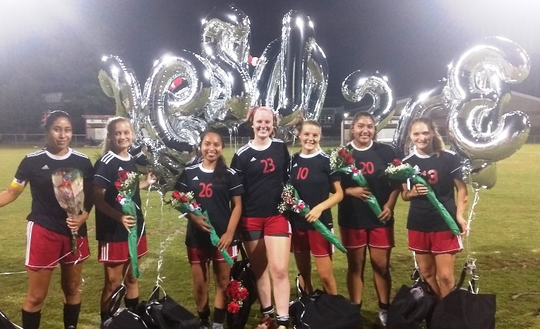CHS Soccer Team Falls on Senior Night
