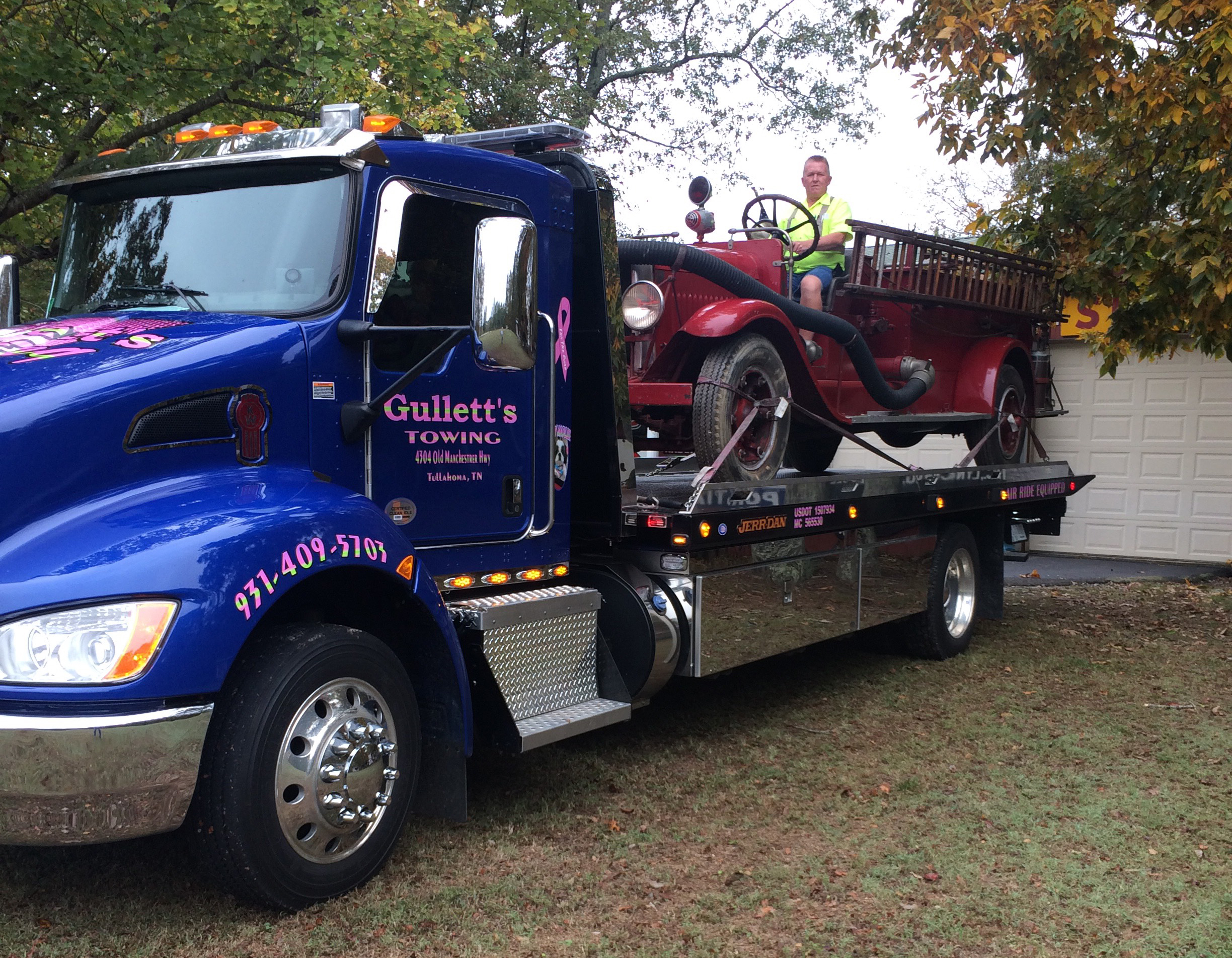 Pennington donates original Manchester fire truck back to city