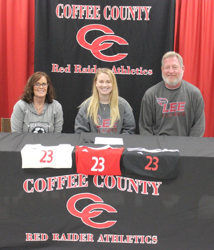 Coffee County’s Jenna Garretson Signs Soccer Scholarship with Lee University