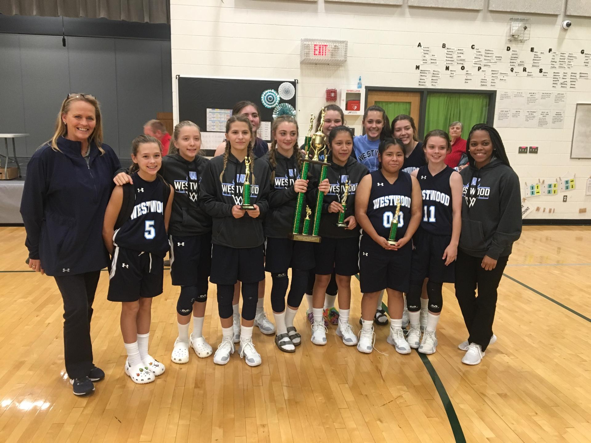 Westwood Closes Morrison Tournament with Wins; Lady Rockets Claim Tournament Title