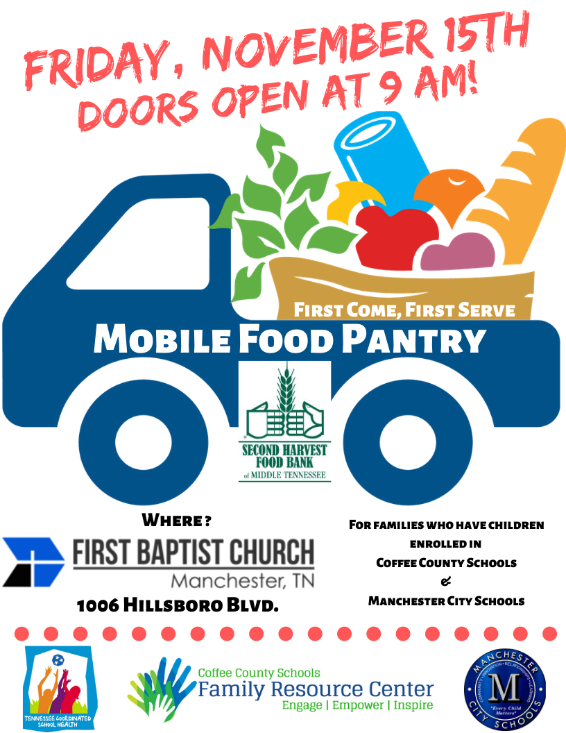 Coffee Co. Schools, Manchester City to host mobile food pantry Friday