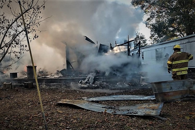 Cannon Co. home destroyed by fire; one hospitalized