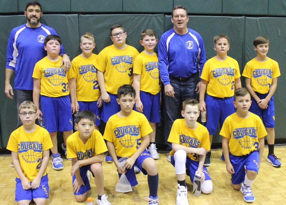 College Street Cougar Basketball Team Grabs 3rd Place Finish in Motlow Shootout