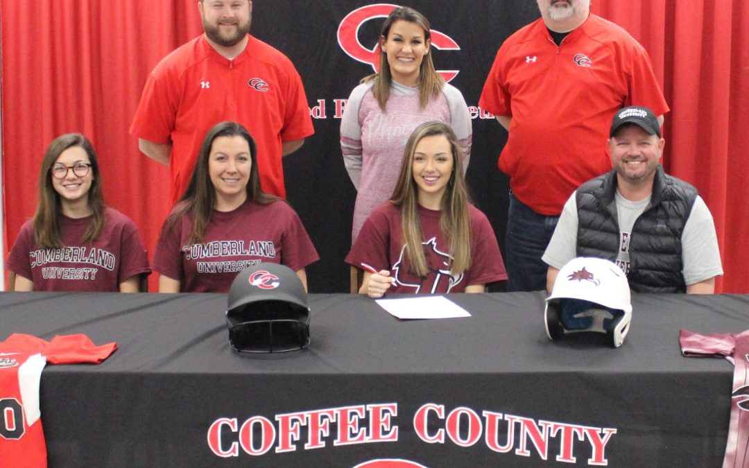 Ashley Evans Signs Softball Scholarship with Cumberland University