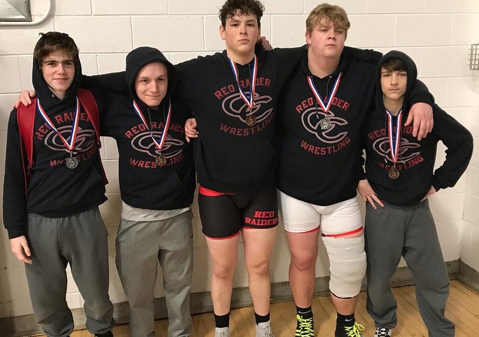 Raider Wrestlers Claim 5 Medals on Saturay at Sewanee Tournament