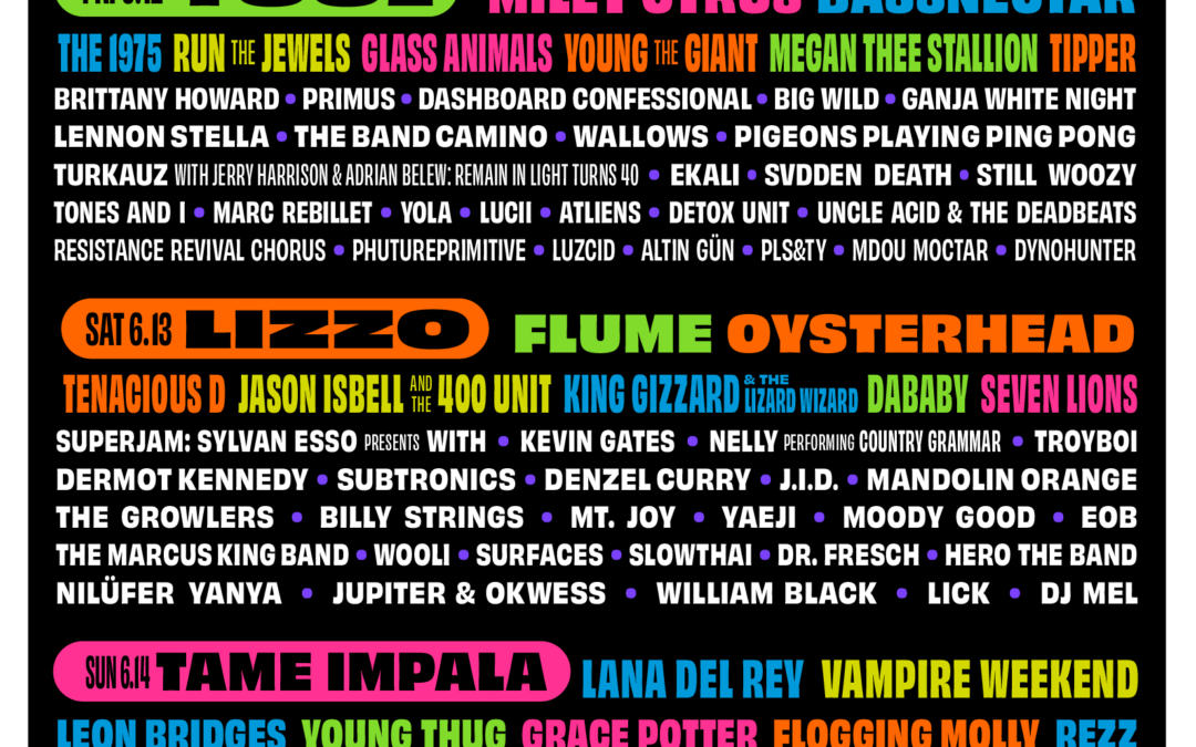 Tool, Lizzo among headliners of 2020 Bonnaroo