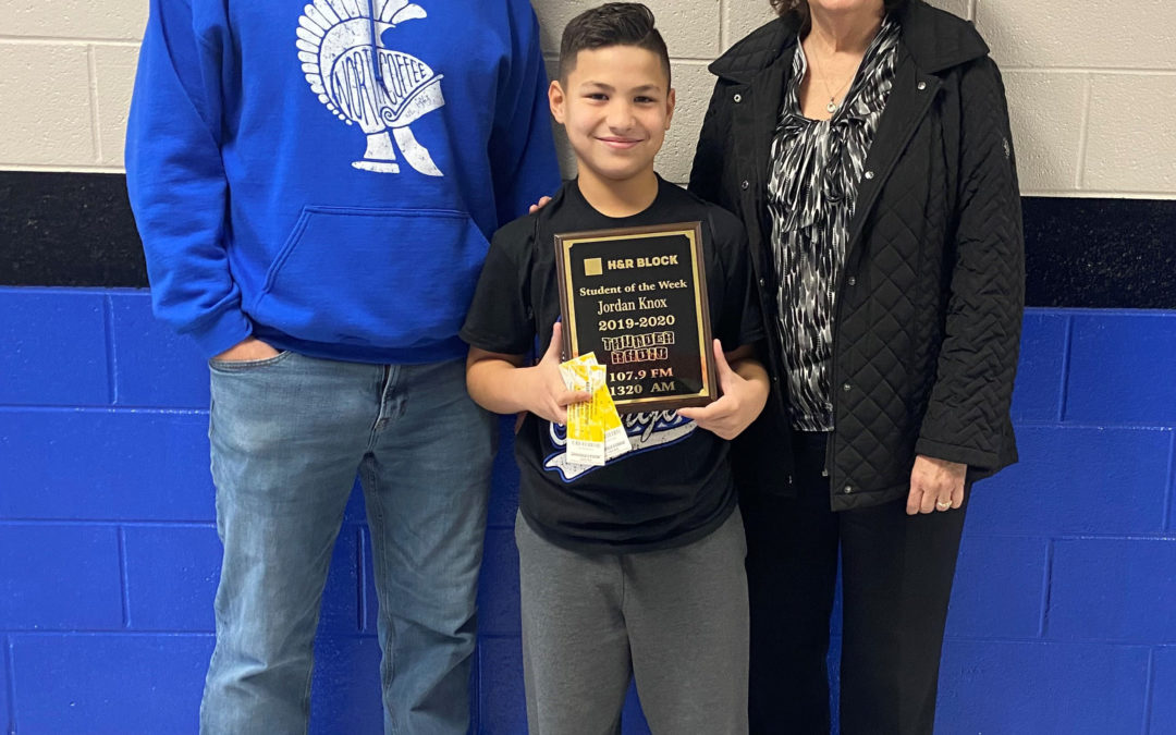 H&R Block Student of the Week – Jordan Knox