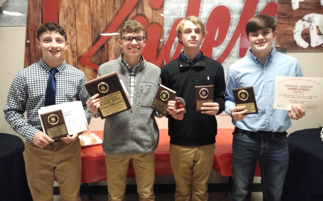 Coffee County Middle School Basketball Hosts Awards Night