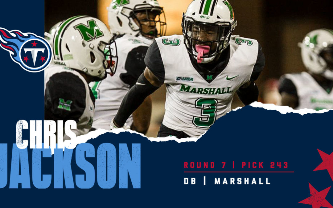 Titans Select Marshall’s Chris Jackson in Seventh Round of Saturday’s NFL Draft