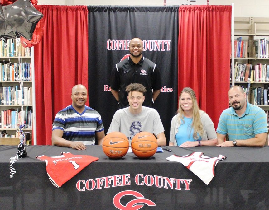 Coffee County Basketball’s Jaylon Wooten Signs College Scholarship