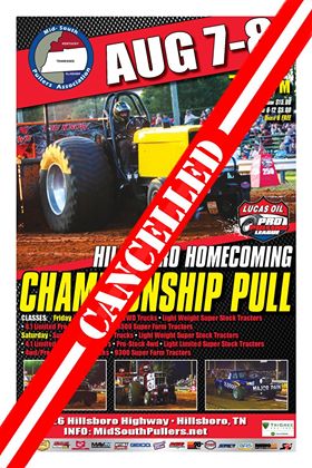 Annual Hillsboro tractor pull has been cancelled