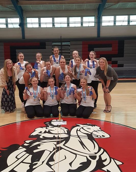 Raiderette dancers pick up hardware at UDA camp