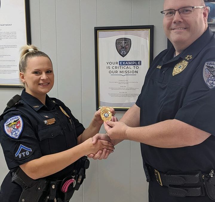 Tullahoma Police Dept. announces promotion of officer