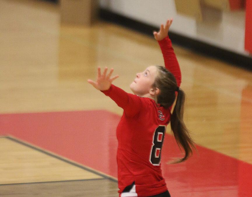 CMS volleyball uses strong service game, picks up 2-1 win over Tullahoma