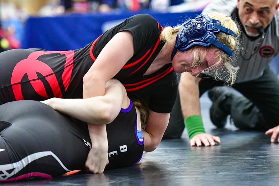 MaryAnne Walker places 5th in state; first ever Lady Raider wrestler to medal twice
