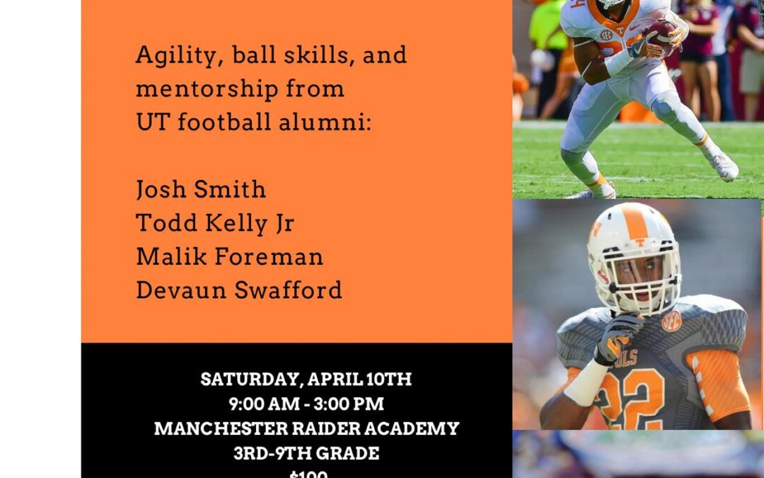 UT Football Alumni workshop coming to Manchester for kids in 3rd-9th grade