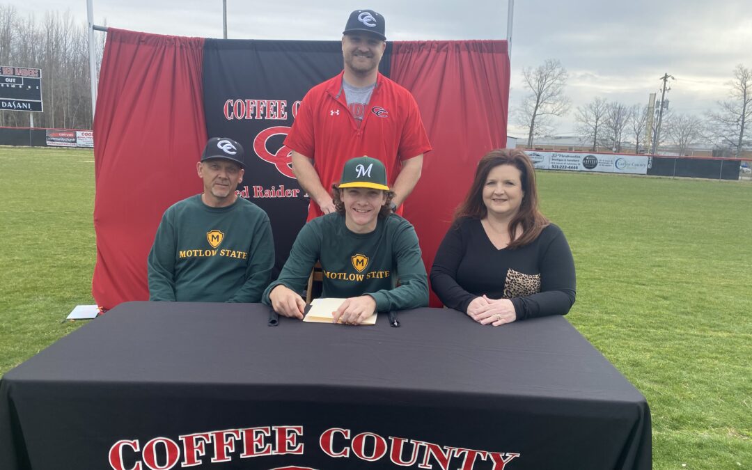 Red Raider senior Griffin Meeker officially signs to play baseball at Motlow