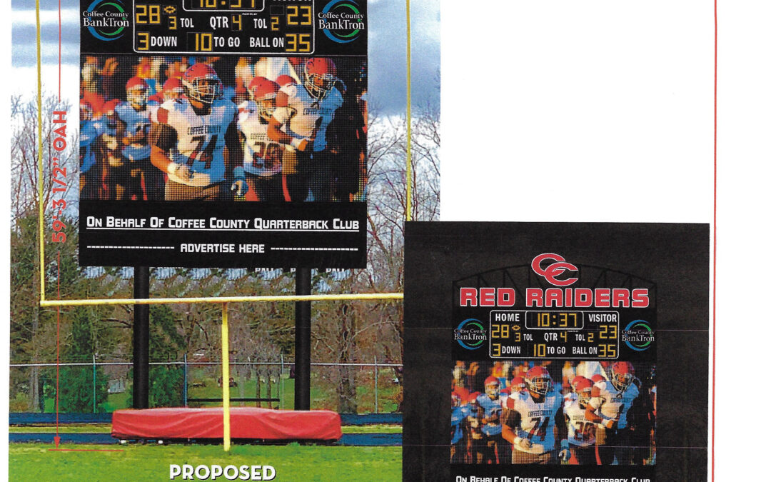 Jumbotron scoreboard coming soon to Carden-Jarrell Field