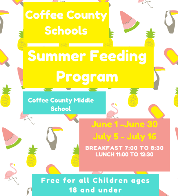 Coffee County Schools summer feeding program