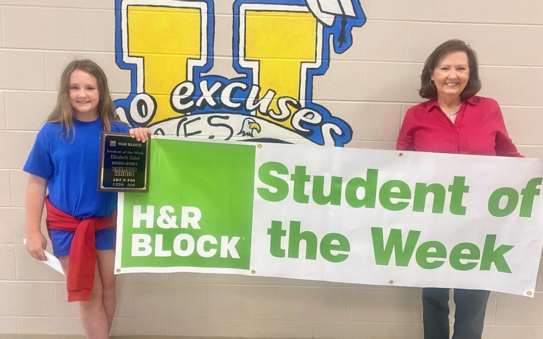 H&R Block student of the week-Elyzabeth Zabel