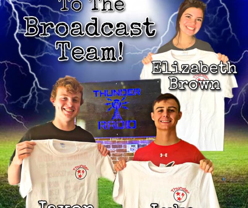 Thunder Radio adds three aspiring broadcasters to help expand fall sports coverage