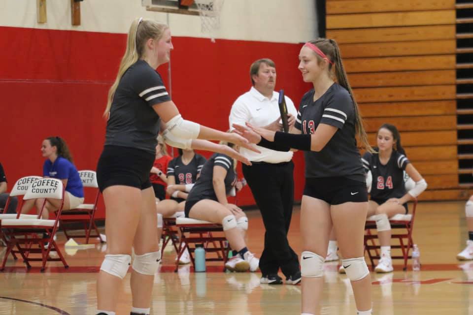 VOLLEYBALL: Lady Raiders remain unbeaten in district play