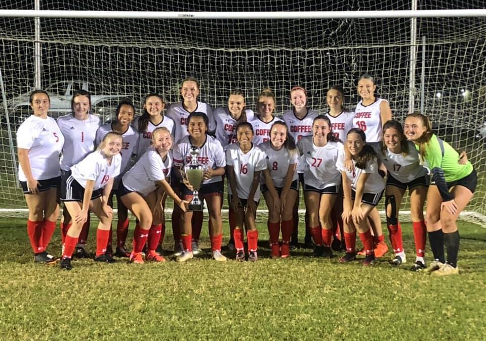 THREE-PEAT! Lady Raider soccer drops Tullahoma in PKs, retains Coffee Cup for third straight year