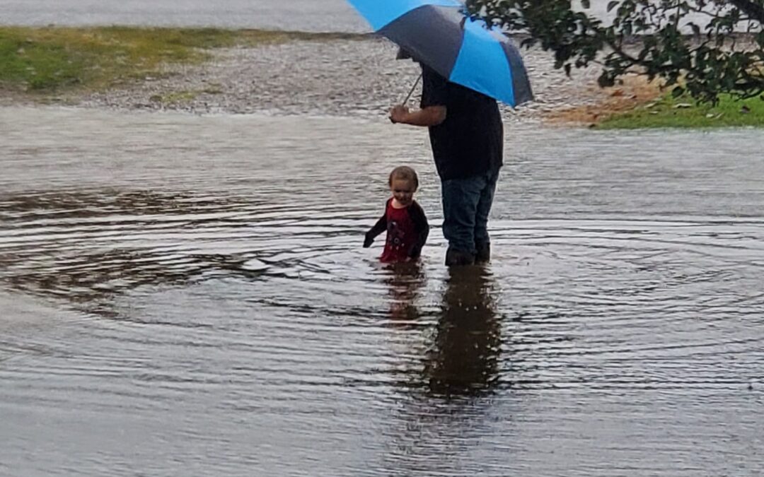Nearly 6.5 inches of rain has fallen on Manchester since Saturday morning; more to come