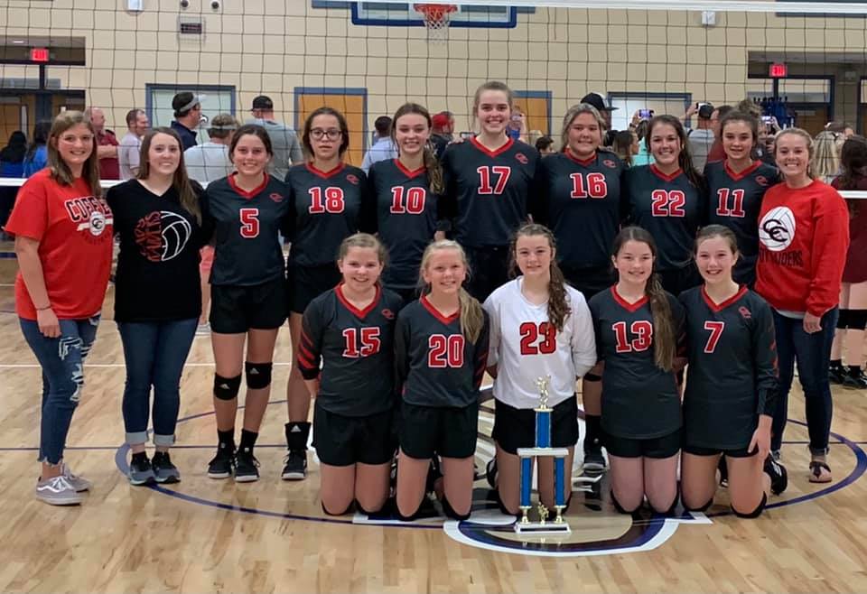 VOLLEYBALL – Coffee Middle places second in CTC tournament